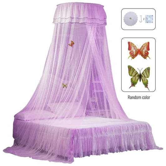 Universal Bed Canopy Dome Bedspread Mosquito Net Tulle Children's Bed Children's Room Princess Double Bed V1237-ZY-203-0627