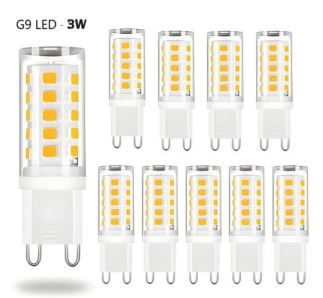 G9 LED bulbs 3W - Warm white - 10-pack V1237-ZY-203-0634