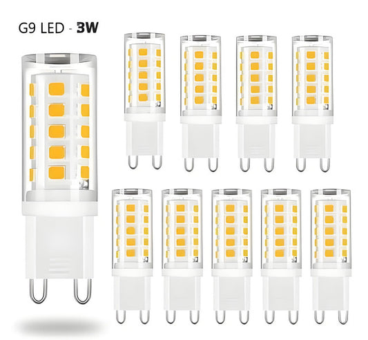G9 LED bulbs 3W - Warm white - 10-pack V1237-ZY-203-0634