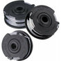Set of 3 spools for Bosch grass trimmer Art 24 27 30 30-36 Li 18 M 1.65 mm. V1237-ZY-203-0641
