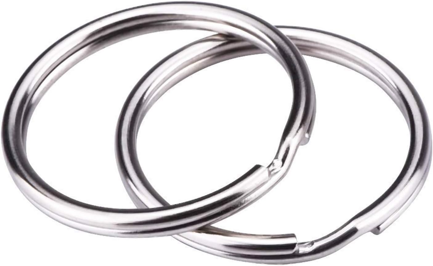 100 pcs 25 mm round key rings V1237-ZY-203-0667