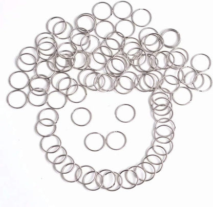 100 pcs 25 mm round key rings V1237-ZY-203-0667