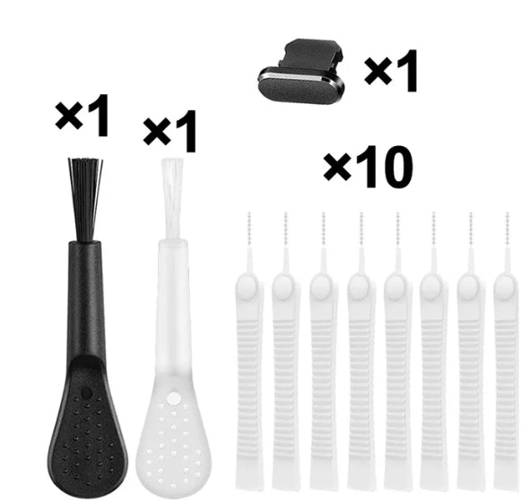 Compatible with iPhone Mobile Phone Charging Port Dust Plug Cleaning Kit V1237-ZY-203-0676