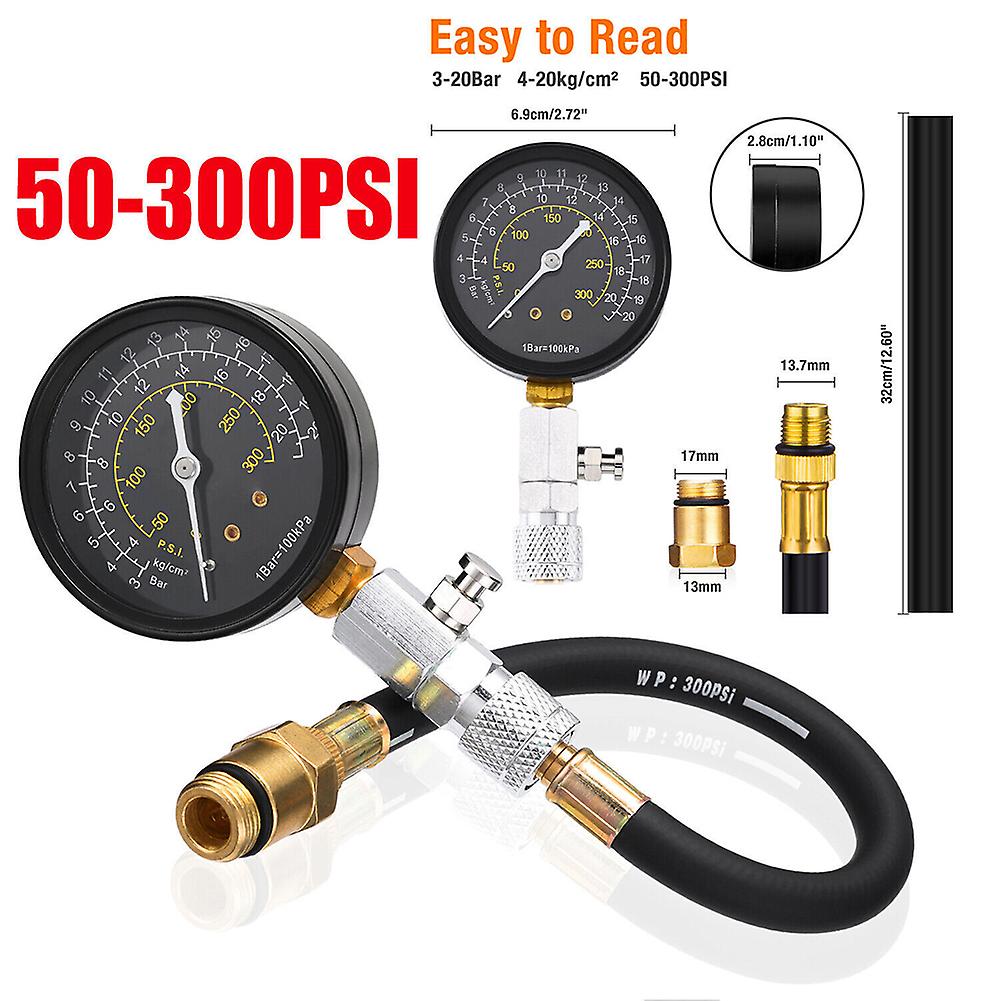 Universal Engine Compression Tester Professional Cylinder Compression Meter for Motorcycle V1237-ZY-203-0756