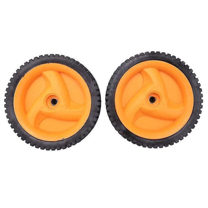 2-pack 196 mm lawn mower wheels compatible with Husqvarnaa Mcculloch 5324025-67, 5324029-36, 53240256 V1237-ZY-203-0785