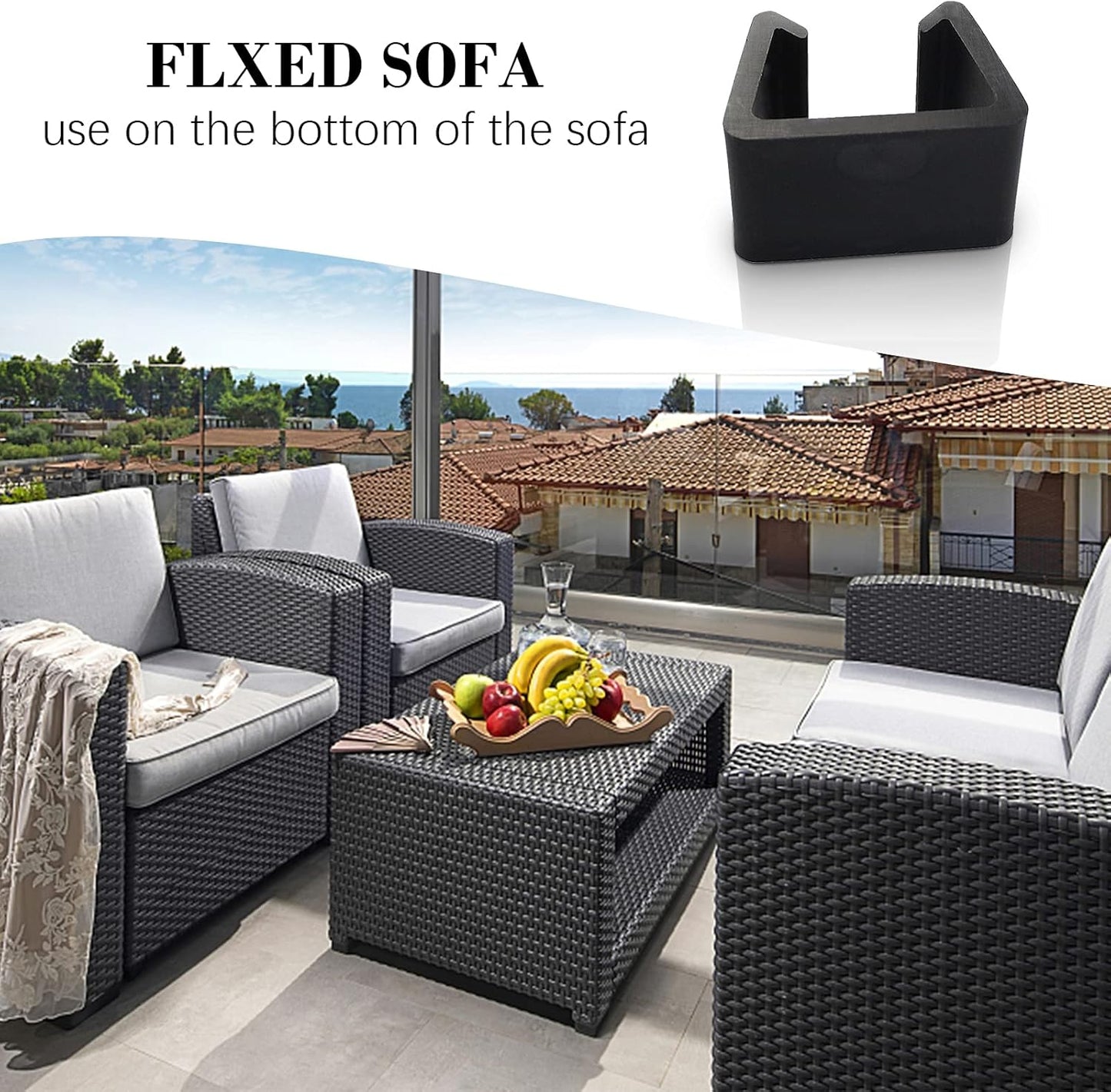 10-pack furniture clamps, connecting clamps for patio sofa V1237-ZY-203-0817