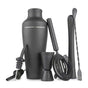 Cocktail Shaker Set - Matte Black - Stainless Steel Black Black V1237-ZY-203-0850
