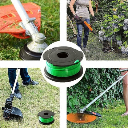 Pack of 6 Green Line Spools for Black & Decker GL7033 GL8033 GL9035 A6482..DEBUNS Grass Trimmer V1237-ZY-203-0860