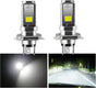 2PCS H4 LED Bulb, 12V Motorcycle/Car Headlight, 12W COB Bulbs Headlight LED Bulb for High Beam Headlight, V1237-ZY-203-0868