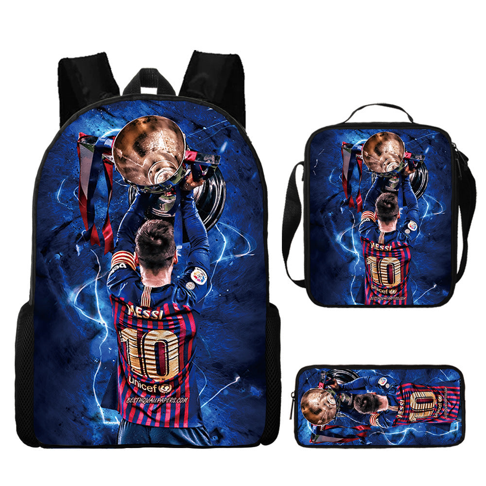 3-pack Lionel Messi backpack school bag briefcase V1237-ZY-203-0875