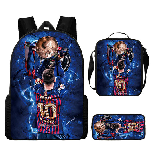 3-pack Lionel Messi backpack school bag briefcase V1237-ZY-203-0875