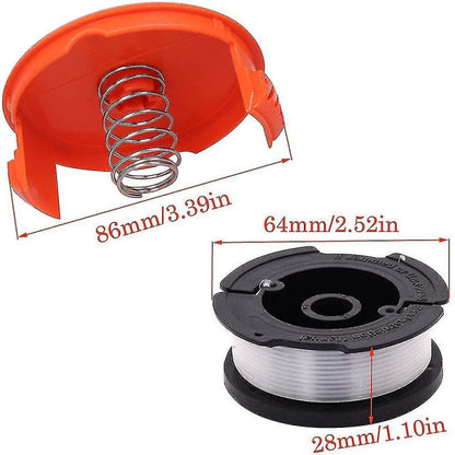 Black+decker A6481 Spool + 6 Pack Line For Reflex Strimmer null none V1237-ZY-203-0886