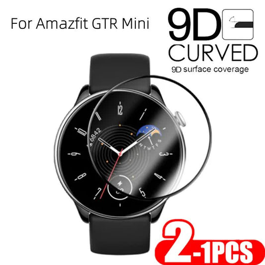 1-2 pcs compatible with Amazfit Gtr Mini Gtr 4 3 2 Pro 2E Smart Watch Full Cover Protection Cure Film Gtr3 V1237-ZY-203-0894