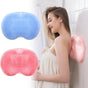 2-Pack Shower Scrubber for Back and Feet, Wall-Mounted Silicone Back Scrubber, Bath Massage Cushion Brush V1237-ZY-203-0922