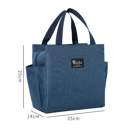 Lunch Bag for Adult Children Thick Portable Black V1237-ZY-203-0949