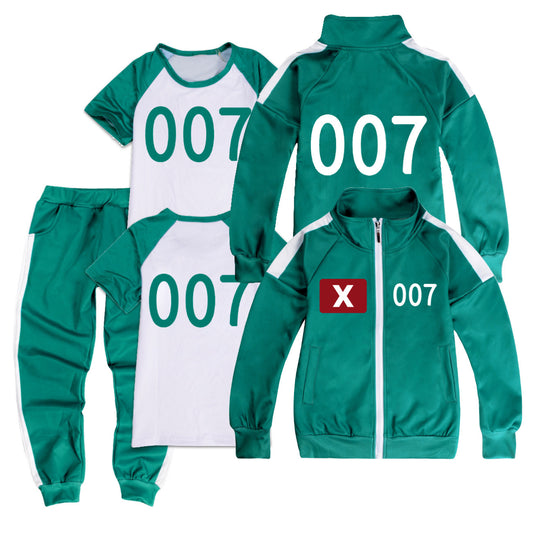 Squid Game, sportswear, complete set with rope 7 146 V1237-ZY-203-0952
