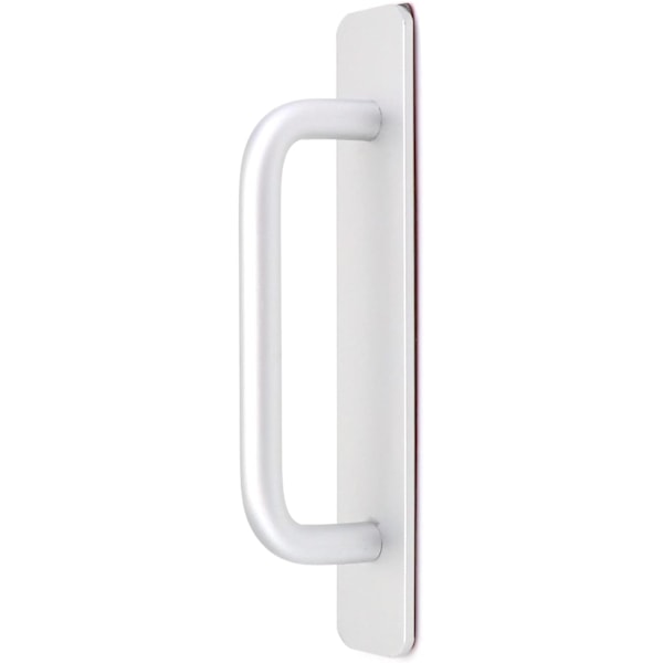 2pcs Self-Adhesive Aluminum Alloy Door Handle Push-Pull Sliding Door Handle Without Drilling for Gate Cabinet V1237-ZY-203-0953