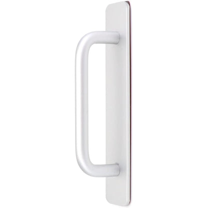 2pcs Self-Adhesive Aluminum Alloy Door Handle Push-Pull Sliding Door Handle Without Drilling for Gate Cabinet V1237-ZY-203-0953