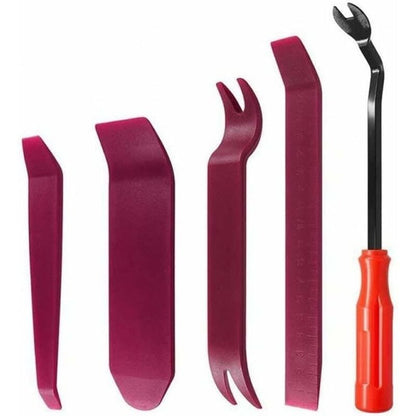 Car Stereo Removal Tool, Plastic Door Panel Pry Tool, Breaker Tool, Screwdriver, Four-Piece Set, Plastic V1237-ZY-203-0961