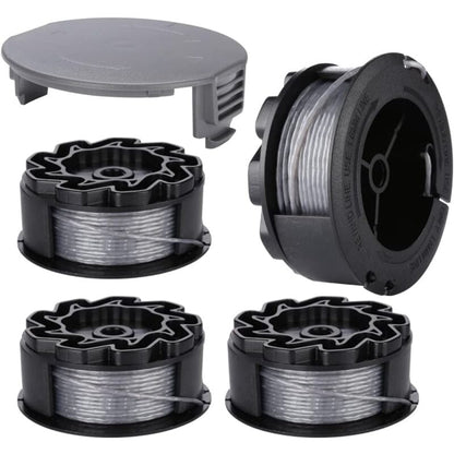 Line spool for BOSCH UniversalGrassCut Trimmer 18 18-26 18-260 F016800570 with cap (4 pieces) V1237-ZY-203-0984