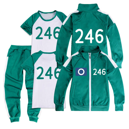 Squid Game, sportswear, complete set with rope 246 134 V1237-ZY-203-0996