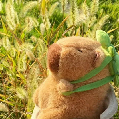 23cm Capybara Plush Simulation Capybara Anime Fluffy Toy Cute Doll Stuffed Animal Soft Doll Plush Christmas V1237-ZY-203-1028