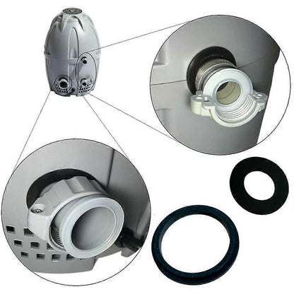 pcs Connection Seals Gaskets Washers for Coleman for Lay-Z-spa, A and B/C Connection Seals Gaskets (Black) V1237-ZY-203-1048
