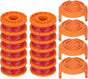 12-pack Trimmer Line for Worx 20V Trimmers, Durable Replacement Spool for Pool Cover and Edge Trimmers, V1237-ZY-203-1056