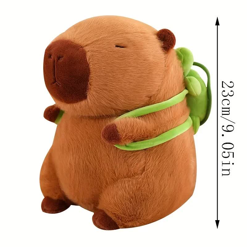 23cm Capybara Plush Simulation Capybara Anime Fluffy Toy Cute Doll Stuffed Animal Soft Doll Plush Christmas V1237-ZY-203-1059