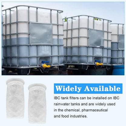 2pcs Nylon IBC Filter, IBC Rainwater Tank Filter Washable IBC Replacement Filter Nylon - IBC Tank Lid Fitting V1237-ZY-203-1075