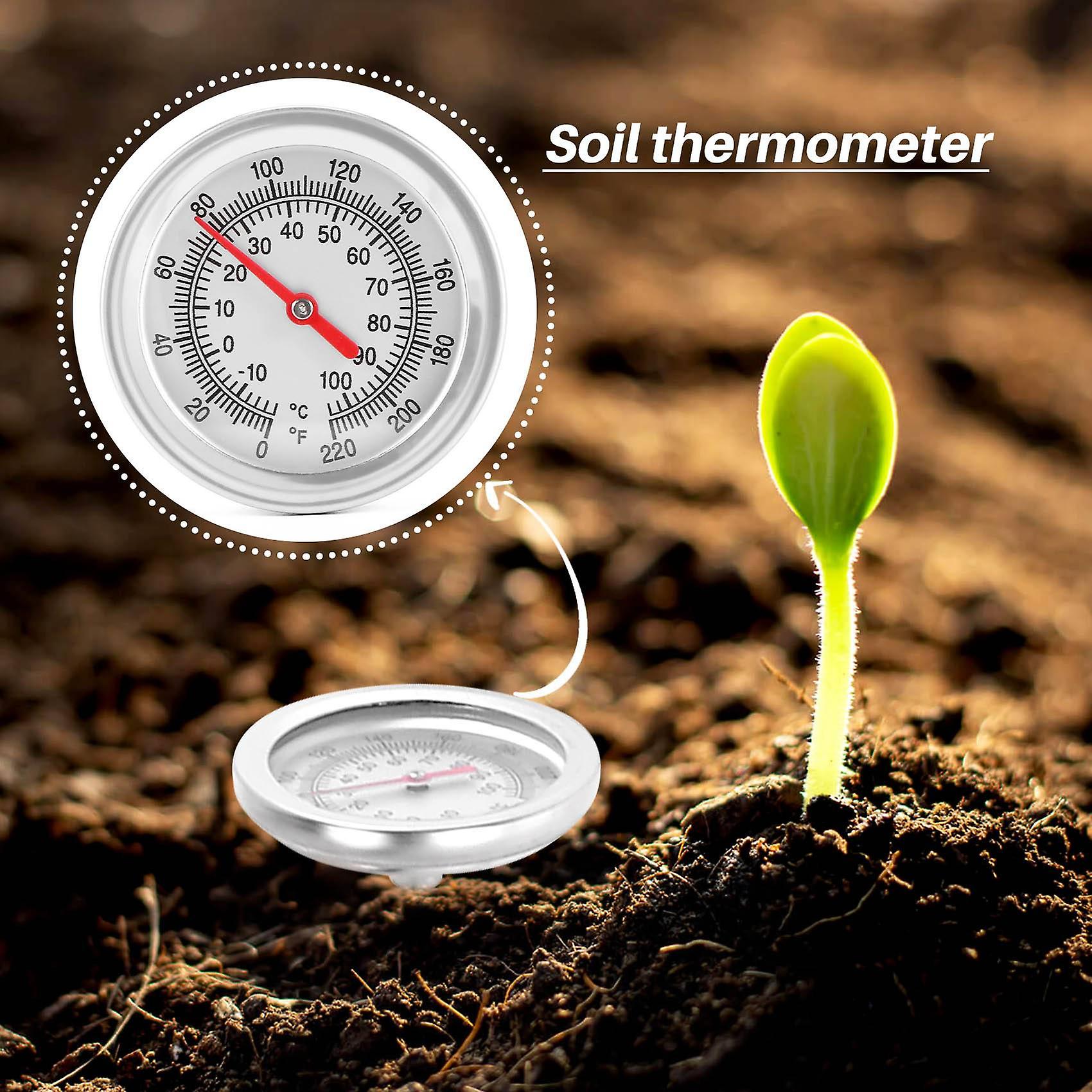Compost soil thermometer 50 cm length stainless steel V1237-ZY-203-1076