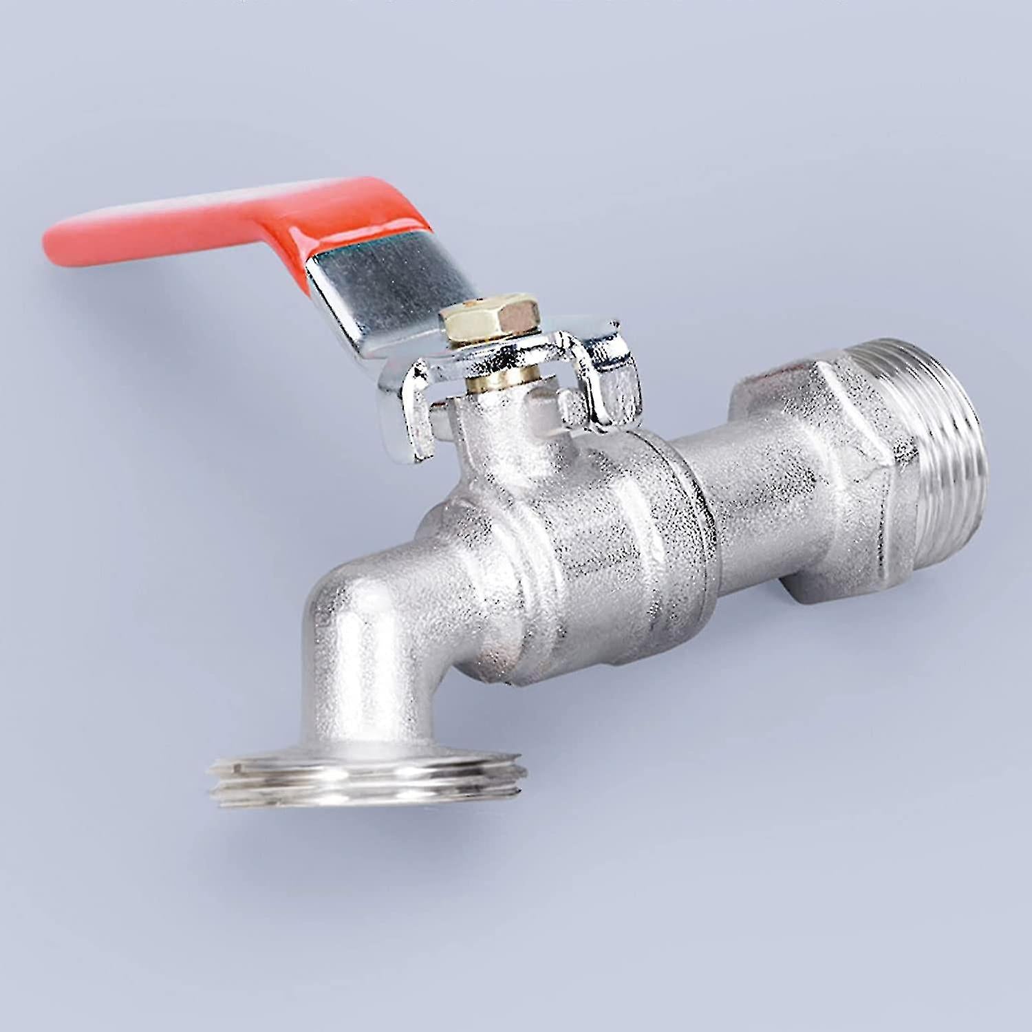 1000L tank tap with garden hose connector, S60x6 IBC tap connection V1237-ZY-203-1116