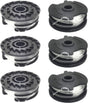 6-pack replacement lens coils for LIDL Parkside PRTA 20-Li A1, B2, C3, PRT 550 A1, A3, PRT 300 A1 grass V1237-ZY-203-1124