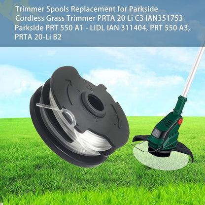 6-pack replacement lens coils for LIDL Parkside PRTA 20-Li A1, B2, C3, PRT 550 A1, A3, PRT 300 A1 grass V1237-ZY-203-1124