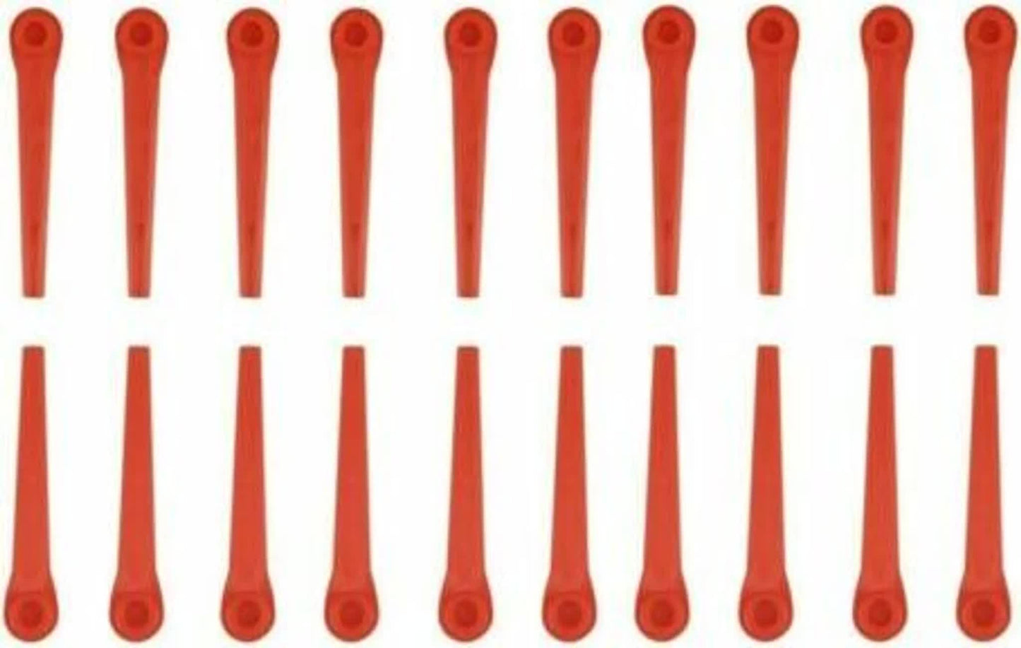 100 pcs Plastic Replacement Blades for GARDENA EasyCut LI-18/23R V1237-ZY-203-1138