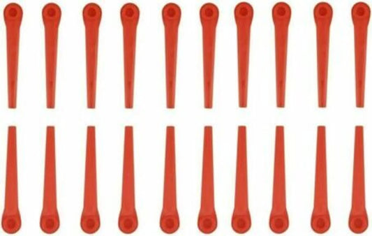 100 pcs Plastic Replacement Blades for GARDENA EasyCut LI-18/23R V1237-ZY-203-1138