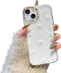 Phone Case Compatible with iPhone 15, Shiny 3D Bowknot Phone Case, Cute Transparent Bowknot, Thin, Soft and V1237-ZY-203-1159