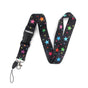 Smooth Sunflower, Stars Lanyard Black V1237-ZY-203-1162