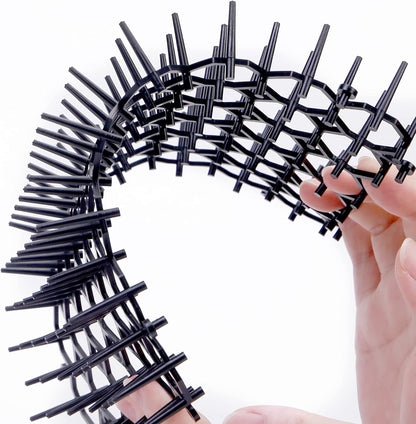 12 pcs 15 cm x 20 cm Spike Mat, Cat Scare with Spikes, Dog Mat, Plastic Net for Animals V1237-ZY-203-1165
