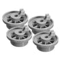 X Lower Dishwasher Basket Wheels for Bosch Neff Siemens Grey 165314-max V1237-ZY-203-1166