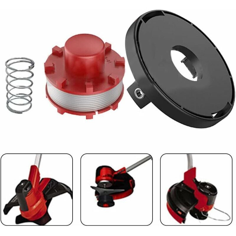 Line spool and spool cover for Einhell CECT 36/30 LI E SOLO, AGILLO 36/255 BL grass trimmer, trimmer V1237-ZY-203-1170