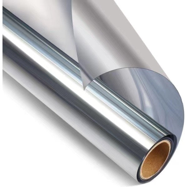 One-way mirror film window sun protection glass sticker - Campaign - Silver - Silver 40x200cm V1237-ZY-203-1171
