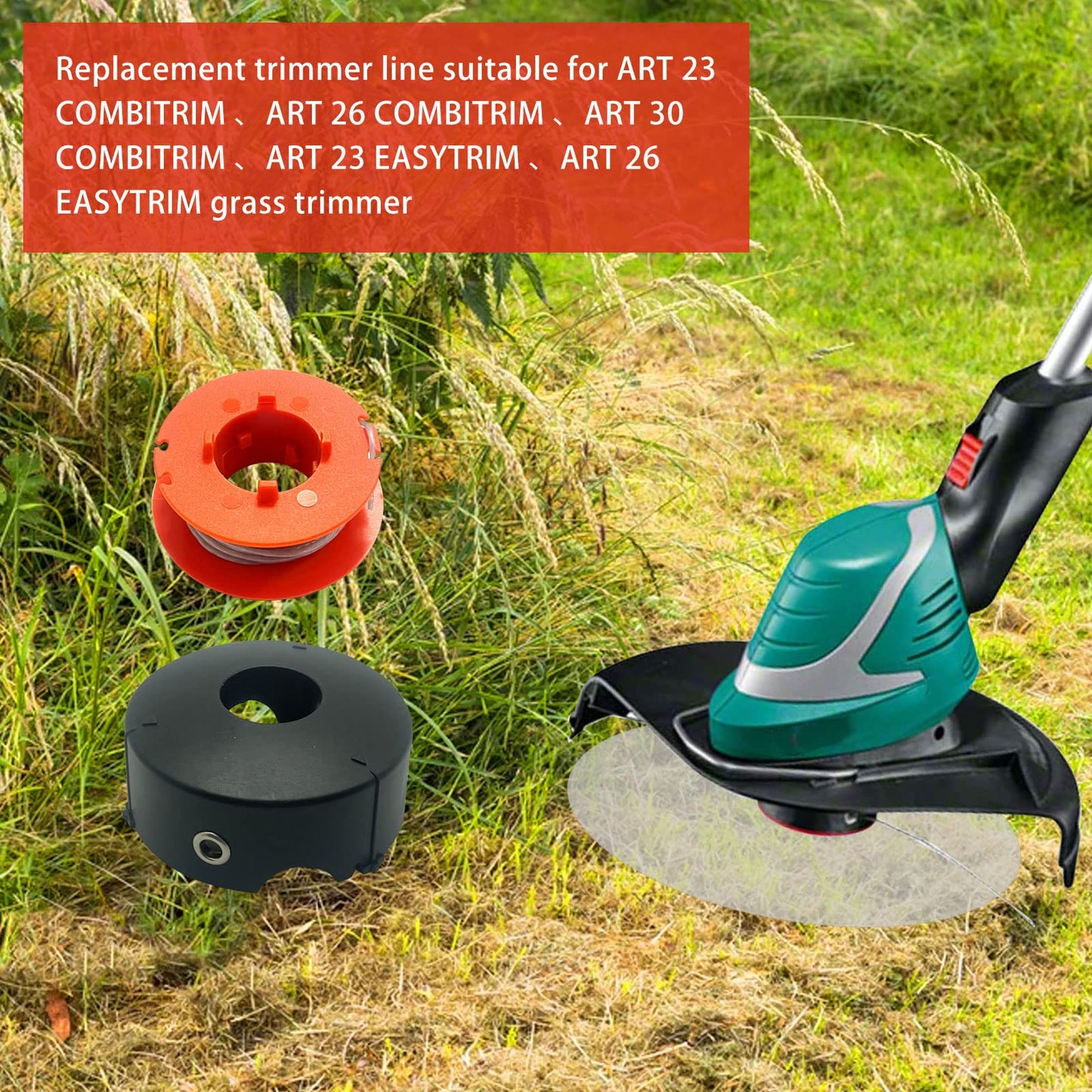 Best selling product!!!INF Trimmer spool for Bosch Grass trimmer Art 23/26/30 Combitrim Multicolor V1237-ZY-203-1172