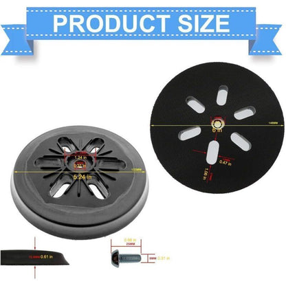 150 mm Sanding Pad Compatible with Bosch GEX 150, GEX 150 AC, GEX 150 Turbo Sander Hardness..DEBUNS V1237-ZY-203-1194