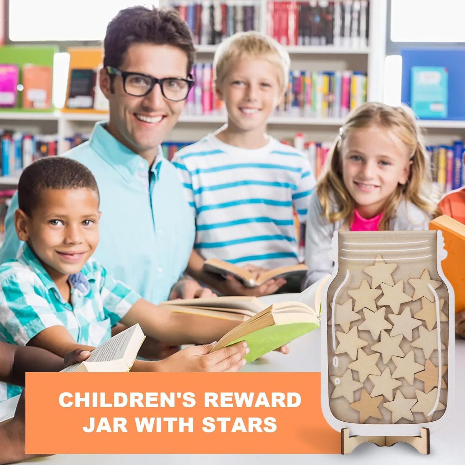 Reward Jars for Kids - Star and Dinosaur Board | Positive Behavior Management and Reward System for the V1237-ZY-203-1202