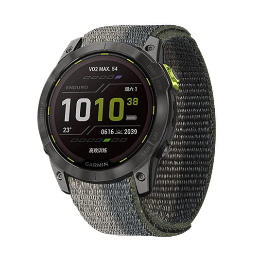 26mm 22mm Nylon for Garmin Enduro 2/Fenix 6X 6 Pro 5X 5 Plus 7X 7/Epix Gen 2 Ultralight Smart Watch Band V1237-ZY-203-1206