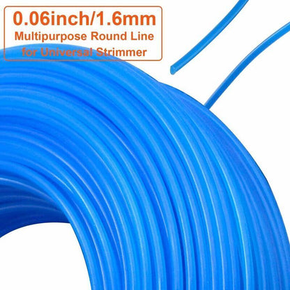 Round Nylon Wire Spool for Trimmer Brushcutter Diameter 1.6 mm Length 100 m, Replacement Wire Trimmer V1237-ZY-203-1218