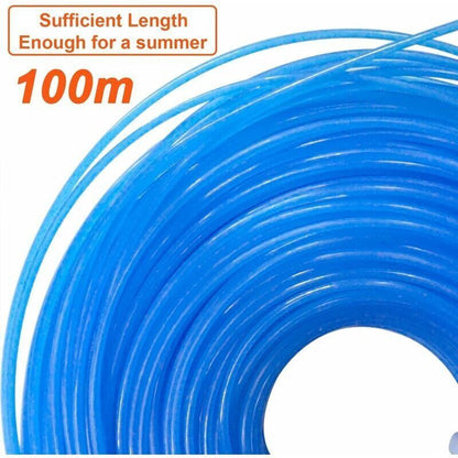 Round Nylon Wire Spool for Trimmer Brushcutter Diameter 1.6 mm Length 100 m, Replacement Wire Trimmer V1237-ZY-203-1218