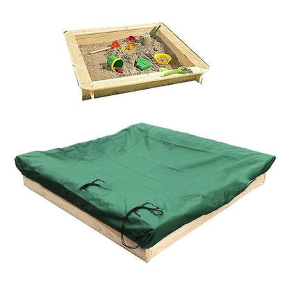 Dustproof cover for sandbox Waterproof sandbox pool cover black 150x150x20cm black 150x150x20cm V1237-ZY-203-1241