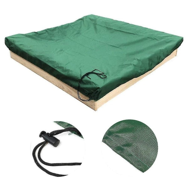 Dustproof cover for sandbox Waterproof sandbox pool cover black 150x150x20cm black 150x150x20cm V1237-ZY-203-1241